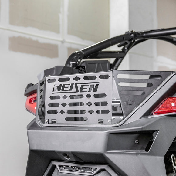 2022+ Polaris RZR PRO R 2/4 Heavy Duty Steel Molle Rear Cargo Bed Extender Tailgate Enclosure - WeiSen - 80304010