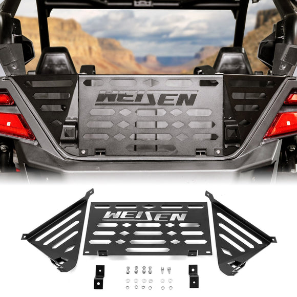 2022+ Polaris RZR PRO R 2/4 Heavy Duty Steel Molle Rear Cargo Bed Extender Tailgate Enclosure - WeiSen - 80304010