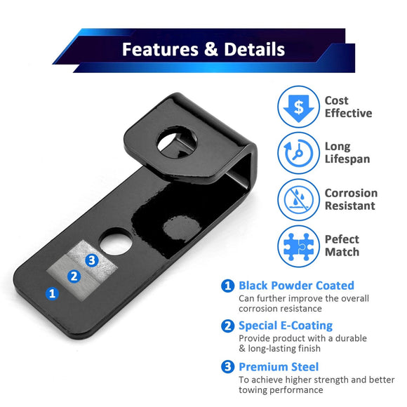 2022+ Polaris RZR Pro R 2/4 Heavy Duty Steel Rear LED Cube Light Mount Bracket - WeiSen - 80104009