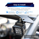 2022+ Polaris RZR Pro R 2/4 Heavy Duty Steel Rear LED Cube Light Mount Bracket - WeiSen - 80104009