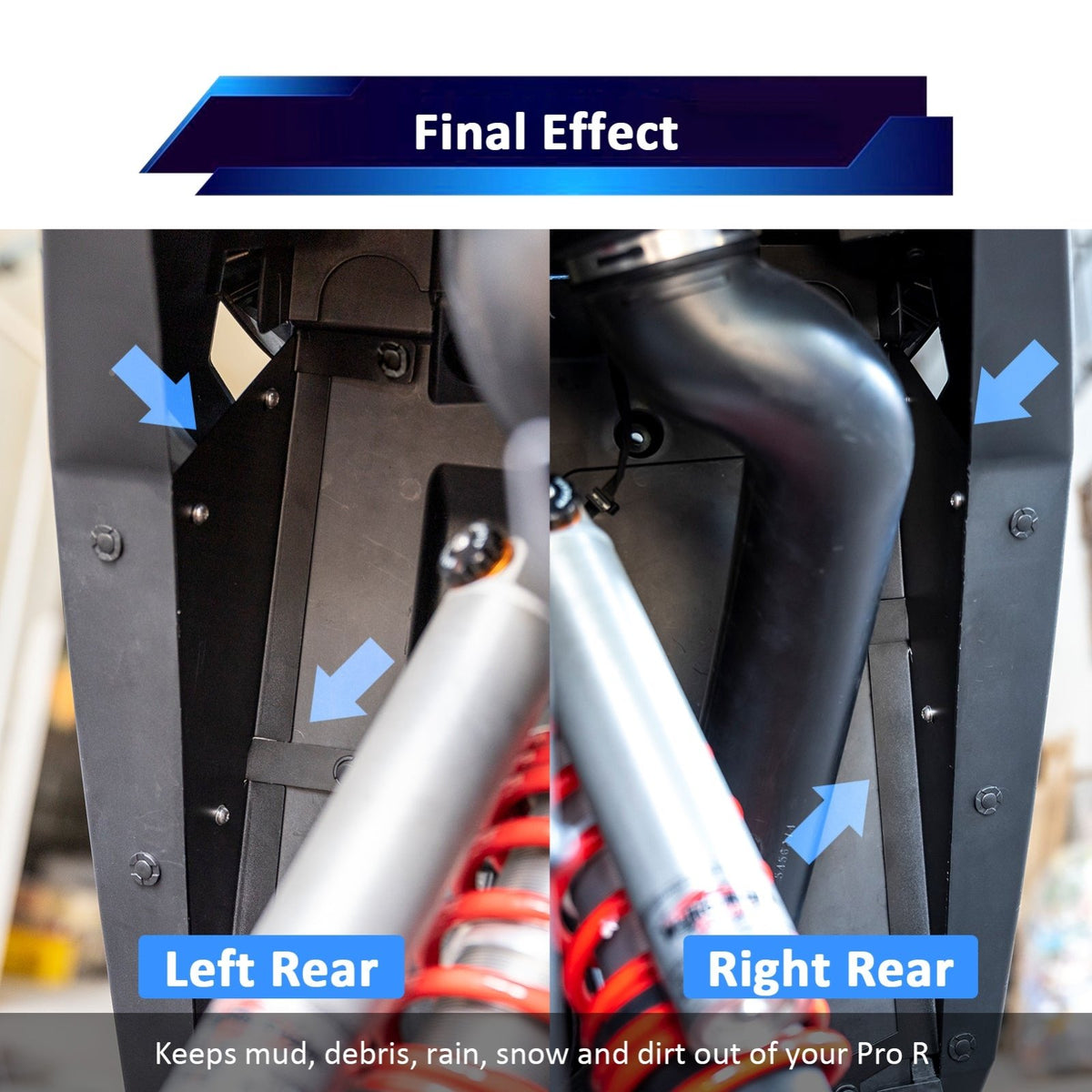2022 Rzr Pro R Rear Fender Polaris Fenders&Parts | Weisen