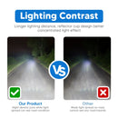 2022+ Polaris RZR Pro R Rear 18W LED Work Light Pod Mounting Bracket Wiring Harness Kit - WeiSen - 80104009+70201005+80206009