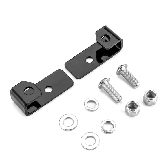 2022+ Polaris RZR Pro R Rear 18W LED Work Light Pod Mounting Bracket Wiring Harness Kit - WeiSen - 80104009+70201005+80206009