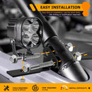 2022+ Polaris RZR PRO R Turbo R Heavy Duty Steel A Pillar LED Work Light Mount - WeiSen - 80102019