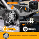 2022+ Polaris RZR PRO R Turbo R Heavy Duty Steel A Pillar LED Work Light Mount - WeiSen - 80102019