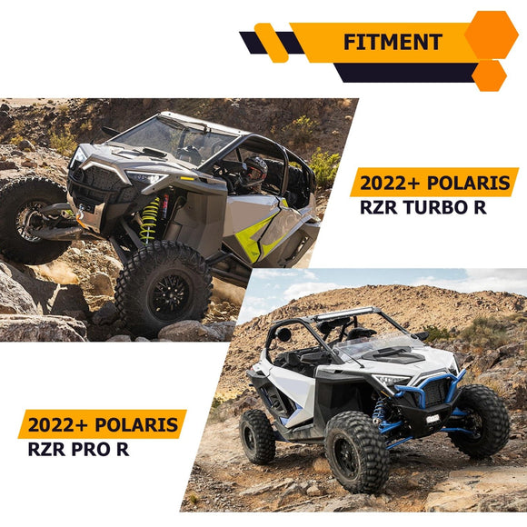 2022+ Polaris RZR PRO R Turbo R Heavy Duty Steel A Pillar LED Work Light Mount - WeiSen - 80102019