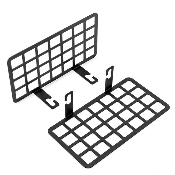 2nd & 3rd 2005 - 2023 Toyota Tacoma 2Pcs MOLLE Panel Seat Headrest Storage Metal Shelf - WeiSen - 70120010