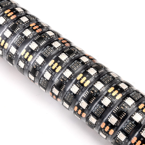 2Pcs 2FT Spiral RGB LED Whip Light w/ Flags for UTV ATV Truck | Bluetooth&Remote Control - WeiSen - 80204006