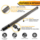 2Pcs 3FT Spiral RGB LED Whip Light w/ Flags for UTV ATV Truck | Bluetooth&Remote Control - WeiSen - 80204007