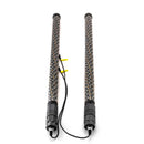 2Pcs 3FT Spiral RGB LED Whip Light w/ Flags for UTV ATV Truck | Bluetooth&Remote Control - WeiSen - 80204007