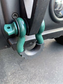 2x Black Silicone Isolators + 8x Rubber Washers Fit 3/4" D - Ring Shackle 7/8" Pin - WeiSen - 70304015