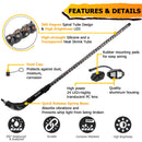 4FT RGB LED Whip Lights & Rock Lights Combo Kit for UTV ATV | Wireless Remote Control & Bluetooth App Control - WeiSen - 80204005