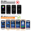 4FT RGB LED Whip Lights & Rock Lights Combo Kit for UTV ATV | Wireless Remote Control & Bluetooth App Control - WeiSen - 80204005