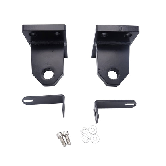 4th Gen 2010 - 2019 Dodge RAM 2500/3500/4500 Tow Hooks & 32'' LED Light Bar Mount Bracket - WeiSen - ZT014 - A
