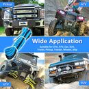 5/16" x 50' Synthetic Winch Line Cable Rope 8500LBs for ATV UTV SUV Truck Boat - WeiSen - 80310010