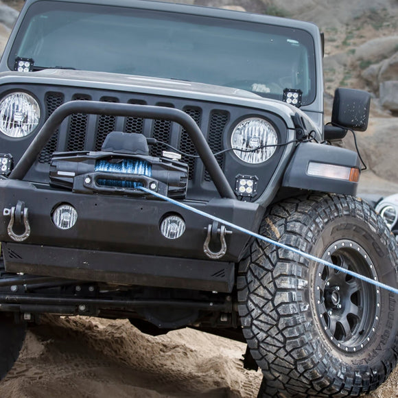 5/16" x 50' Synthetic Winch Line Cable Rope 8500LBs for ATV UTV SUV Truck Boat - WeiSen - 80310010