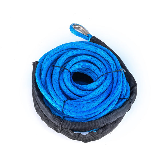 5/16" x 50' Synthetic Winch Line Cable Rope 8500LBs for ATV UTV SUV Truck Boat - WeiSen - 80310010