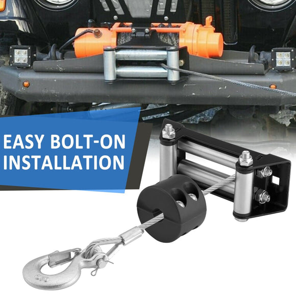 6" Winch Roller Fairlead Cable Guide for 4000 - 5500 LBS Jeep SUV UTV Truck Winch - WeiSen - 80310006