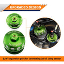 6061 Aluminum Oil Fuel Fill Filter Cap Kit for 2003 - 2007 Ford Powerstroke 6.0L F250/F350 Super Duty - WeiSen - 70507001