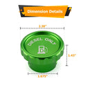 Aluminum Magnetic Diesel Fuel Cap for 2019+ Dodge Ram 1500 2500 3500 3.0L 6.7L Diesel Replace OEM Part 82215782 - WeiSen - 70501003