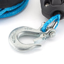 ATV UTV 1/4" x 50' 7700LBs Synthetic Winch Cable Rope Clevis Slip Hook Cable Stopper - WeiSen - 80310009+80310023+80310013