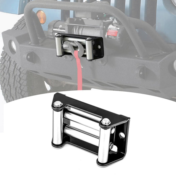 ATV UTV 4 - Way 4 - 1/4" Winch Roller Fairlead Cable Guide for 3000 - 4000 LBS - WeiSen - 80310005