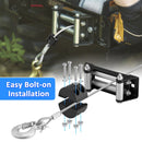 ATV UTV Universal Winch Stopper & 1/4" Winch Rope Tow Hook - WeiSen - 80310012+80310013