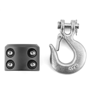 ATV UTV Universal Winch Stopper & 1/4" Winch Rope Tow Hook - WeiSen - 80310012+80310013