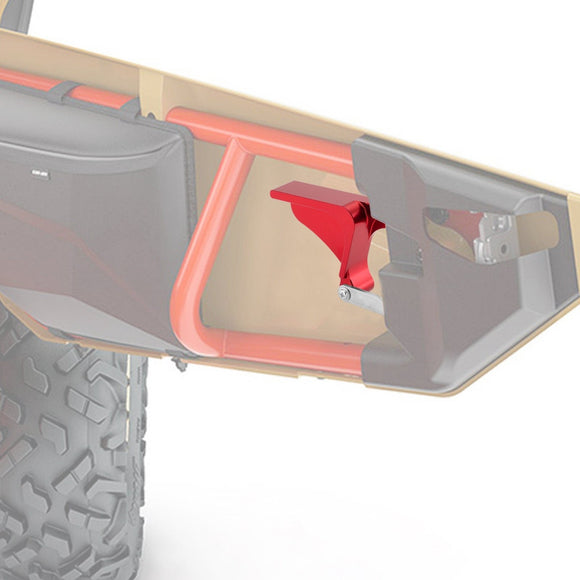 Black / Red Aluminum Door Handle Latches for 2017 - 2024 Can - Am Maverick X3 W/ Doors - WeiSen - 80307001