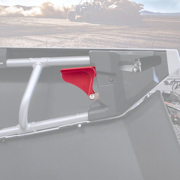 Black / Red Aluminum Door Handle Latches for 2017 - 2024 Can - Am Maverick X3 W/ Doors - WeiSen - 80307001