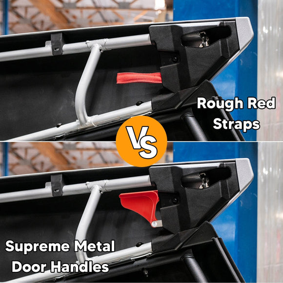 Black / Red Aluminum Door Handle Latches for 2017 - 2024 Can - Am Maverick X3 W/ Doors - WeiSen - 80307001