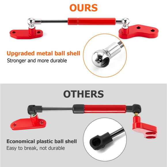 Can Am Maverick X3 / X3 MAX 2017 - 2024 Anodized Red Aluminium Door Opener Kit - WeiSen - 80307008