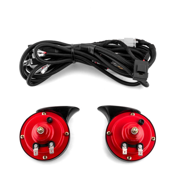 Can Am Polaris Arctic Cat Honda Universal Street Legal Horn Kit with Rocker Switch - WeiSen - 80620001