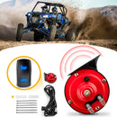 Can Am Polaris Arctic Cat Honda Universal Street Legal Horn Kit with Rocker Switch - WeiSen - 80620001