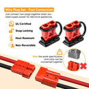Car Turck ATV RV Boat Winch Lift Motor Crane Battery Quick Connect Disconnect Electrical Plug Kit (4 Pack) - WeiSen - 80310030