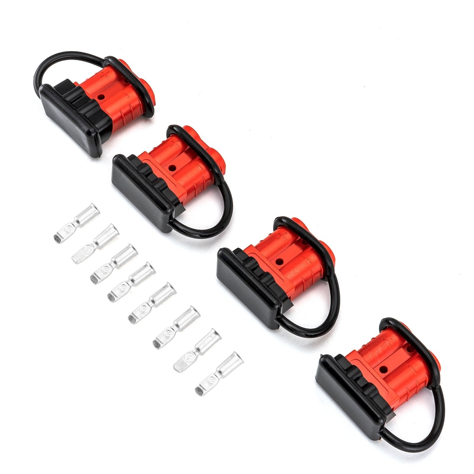 Winch Quick Disconnect Cable — 4ft Red 2 Gauge High Amp Wire, Tow & Haul Use