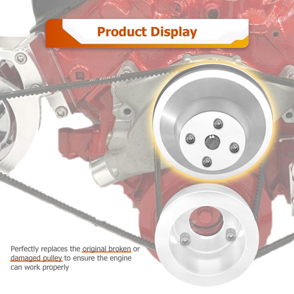 Chevy Big Block 396 - 427 - 454 Long Water Pump Water Pump Pulley W/ 1 Groove - WeiSen - 70505012