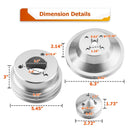 Chevy Big Block 396 427 454 Long Water Pump+Crankshaft+Alternator Pulley Kit - WeiSen - 70505014