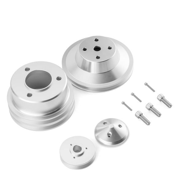 Chevy Big Block 396 427 454 Long Water Pump+Crankshaft+Alternator Pulley Kit - WeiSen - 70505014