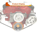 Chevy Big Block Billet Aluminum Crankshaft Pulley 2V Long Water Pump - WeiSen - 70505013