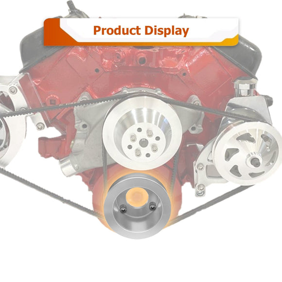 Chevy Big Block Billet Aluminum Crankshaft Pulley 2V Long Water Pump - WeiSen - 70505013