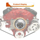 Chevy Big Block Billet Aluminum Water Pump Pulley 2 Groove Short Water Pump - WeiSen - 70505009