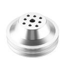 Chevy Big Block Billet Aluminum Water Pump Pulley 2 Groove Short Water Pump - WeiSen - 70505009