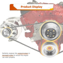 Chevy Big Block Engines 396 - 427 - 454 Short Water Pump V - Belt Pulley Kit - WeiSen - 70505011