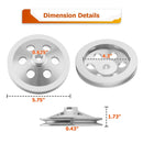 Chevy Big/Small Block Power Steering Pump Pully Saginaw 1 Groove Keyway - WeiSen - 70505015