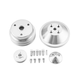 Chevy Small Block Engines 283 302 305 327 350 400 Long Water Pump V - Belt Pulley Kit - WeiSen - 70505008