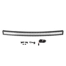 Chevy Toyota Dodge Ram 300W 52" Dual Rows Curved LED Light Bar W/ Wiring Harness Kit | Amber White & Strobe Modes - WeiSen - 70202021
