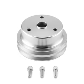 Crankshaft Pulley w/ 2 Groove Fit Chevy Small Block Engines 283 302 305 327 350 400 Long Water Pump - WeiSen - 70505007