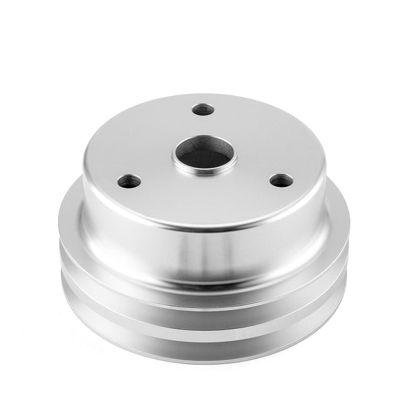 Crankshaft Pulley w/ 2 Groove Fit Chevy Small Block Engines 283 302 305 327 350 400 Long Water Pump - WeiSen - 70505007