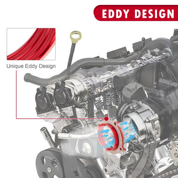 Dodge Durango/Charger/Challenger/Ram 1500 3.6L V6 Gas Aluminum Throttle Body Spacer Kit - WeiSen - 70520005